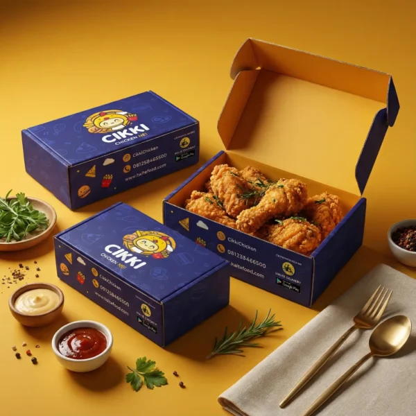 jasa desain kemasan produk ayam goreng mantap