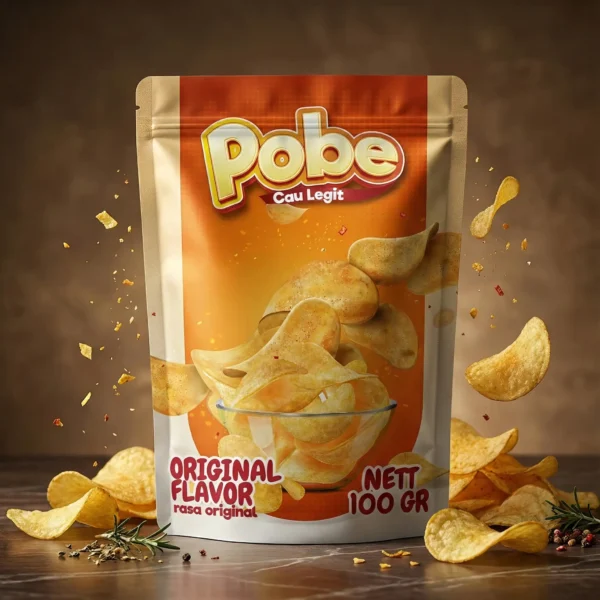 jasa desain kemasan produk snack kentang