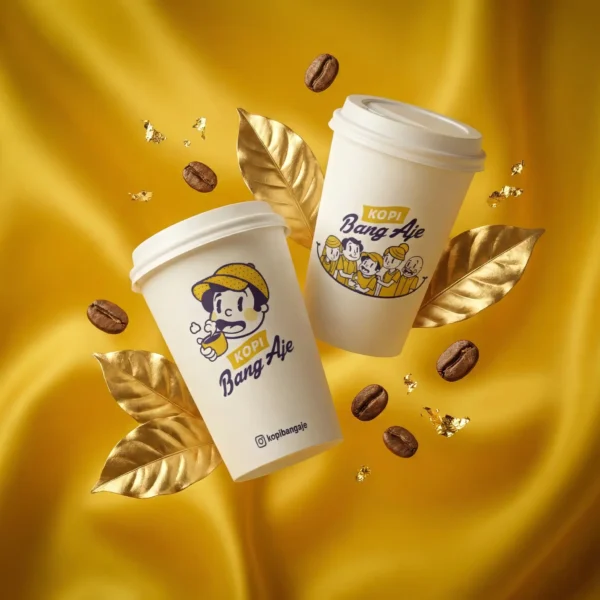 jasa desain kemasan produk kopi bang aje